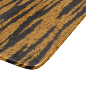 Tiger-Pelz Schneidebrett (Ecke)