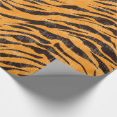 Tiger-Pelz, Tigerhaut, tierische Hautmuster Geschenkpapier (Ecke)
