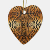 Tiger-Pelzmuster Keramik Ornament (Links)