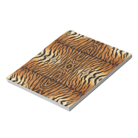 Tiger-Pelzmuster Notizblock (Rotiert)