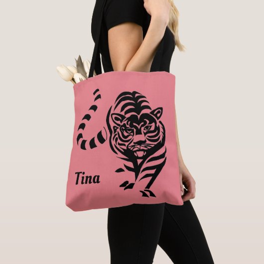 Tiger Personalisierte Tasche (Von Nahem)