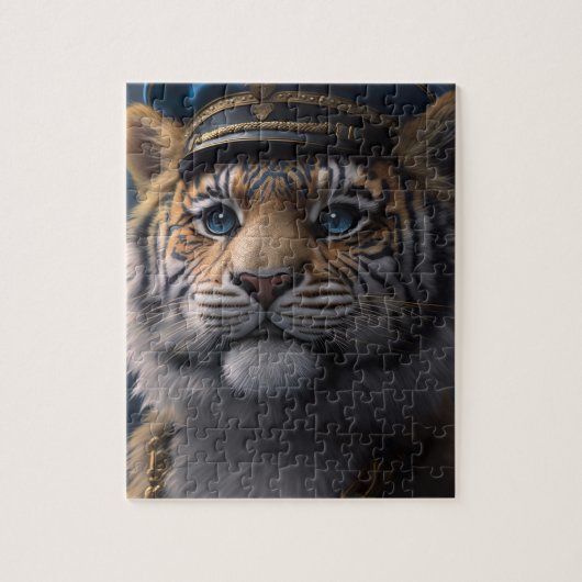 Tiger Pilot Captain Puzzle (Vertikal)