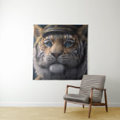 Tiger Pilot Captain Wandteppich (Beispiel)