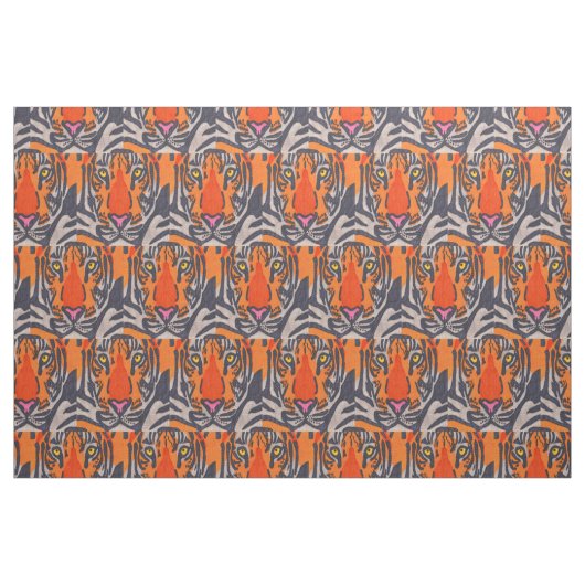 Tiger - Pima-Baumwollstoff Stoff (Fat Quarter (45,7 x 55,9 cm))