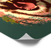 Tiger-Plakat Poster (Ecke)