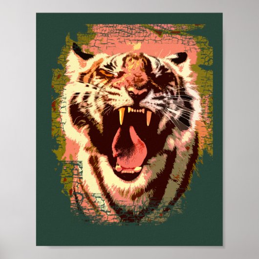Tiger-Plakat Poster (Vorne)