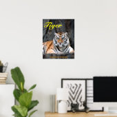 Tiger-Plakat Poster (Heimbüro)