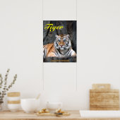 Tiger-Plakat Poster (Küche)