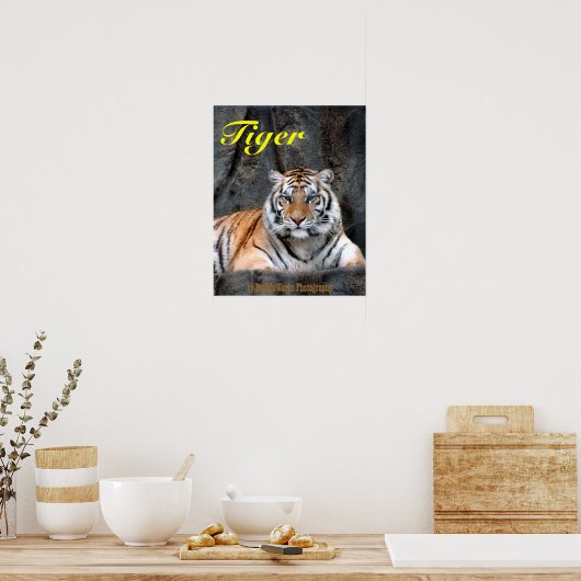 Tiger-Plakat Poster (Küche)