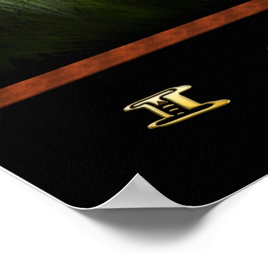 Tiger-Plakate Poster (Ecke)