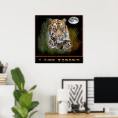Tiger-Plakate Poster (Heimbüro)