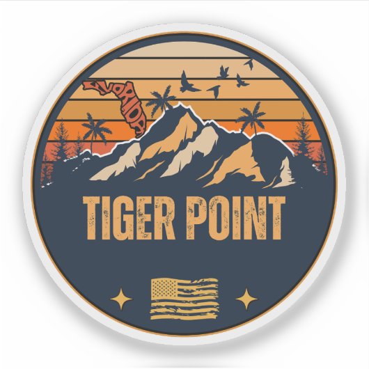 Tiger Point, Florida Aufkleber (Vorderseite)