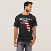 Tiger Point Florida USA Staat Amerika Reisen Flori T-Shirt (Vorne ganz)