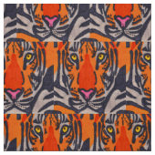 Tiger - Polyester-Poplin-Stoff Stoff (Muster)
