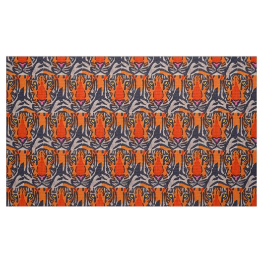 Tiger - Polyester-Webstoff Stoff (Fat Quarter (45,7 x 55,9 cm))