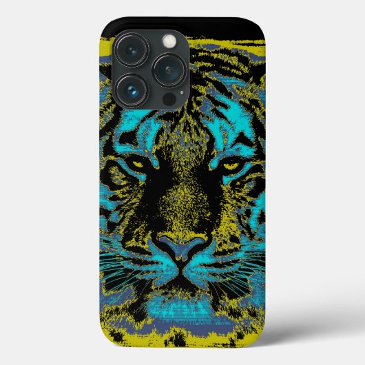 Tiger Pop-Art Case-Mate iPhone Hülle (Rückseite)