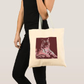 Tiger Pop Art Tragetasche (Vorderseite (Produkt))