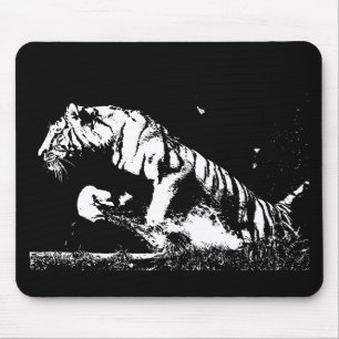 Tiger-Pop-Kunst Mousepad