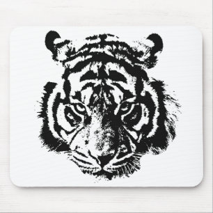 Tiger-Pop-Kunst Mousepad