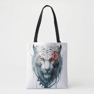 Tiger Portrait Animal Painting Wildlife Outdoor Tasche