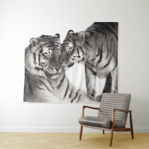 Tiger - Portrait der handbemalten Wildtiere