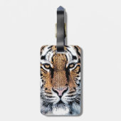 Tiger Portrait Graphic Style Gepäckanhänger (Rückseite vertikal)