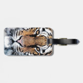 Tiger Portrait Graphic Style Gepäckanhänger (Rückseite horizontal)
