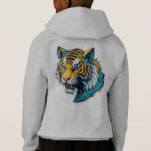 Tiger Portrait Hoodie (Rückseite)