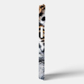 Tiger-Portrait im Grafikstil Case-Mate iPhone Hülle (Rückseite / Rechts)