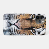 Tiger-Portrait im Grafikstil Case-Mate iPhone Hülle (Rückseite (Horizontal))