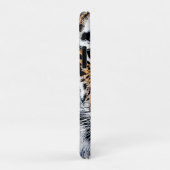 Tiger-Portrait im Grafikstil Case-Mate iPhone Hülle (Hinten/Rechts)