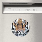 Tiger-Portrait im Grafikstil Magnet (In Situ (Geschirrspüler))