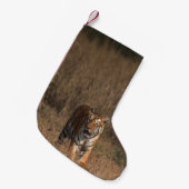 TIGER PORTRAIT KLEINER WEIHNACHTSSTRUMPF (Vorderansicht (hängend))