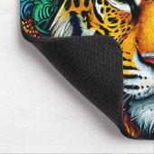 Tiger-Portrait Mousepad (Ecke)
