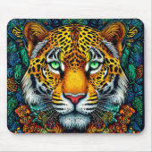 Tiger-Portrait Mousepad (Vorne)