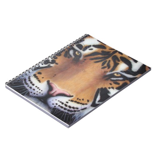 Tiger Portrait Notizblock (Linke Seite)