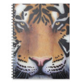 Tiger Portrait Notizblock (Vorderseite)