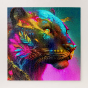 Tiger Portrait Painting Puzzle