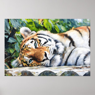 Tiger-Portrait Poster