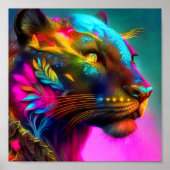 Tiger Portrait Poster (Vorne)