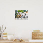 Tiger-Portrait Poster (Küche)