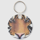 Tiger Portrait Schlüsselanhänger (Vorderseite)