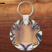 Tiger Portrait Schlüsselanhänger (Vorderseite)