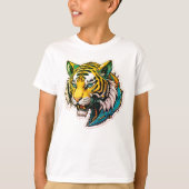Tiger Portrait T-Shirt (Vorderseite)