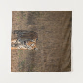 TIGER PORTRAIT WANDTEPPICH (Vorderseite (Horizontal))