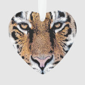 Tiger-Porträt-Grafik-Art Ornament (Vorderseite)