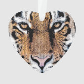 Tiger-Porträt-Grafik-Art Ornament (Rückseite)