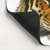Tiger-Porträt Mousepad (Ecke)