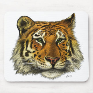 Tiger-Porträt Mousepad