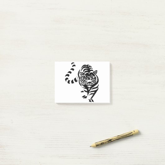Tiger Post-it Klebezettel (Auf Schreibtisch)